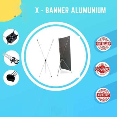 Rangka X Banner Alumunium | Banner X