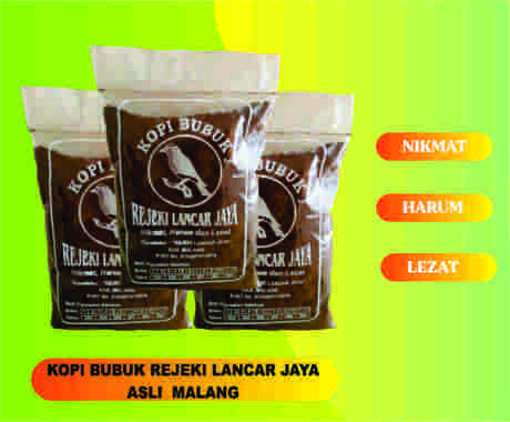 Kopi Bubuk Rejeki Lancar Jaya Asli Malang