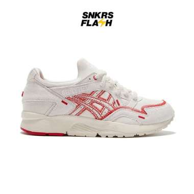 Sepatu Sneakers Unisex ASICS GEL LYTE V X KIRSH CREAM FIERY RED - 1203A363100 42