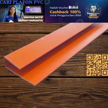 Lis tutup Pvc | Lis tutup | Lis U I Lis kecil | LisPlafon Pvc