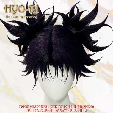 SEMI STYLED - WIG CHOSO DEATH PAINTING WOMB WIG COSPLAY ANIME JUJUTSU KAISEN WIG PRIA COWOK PENDEK K