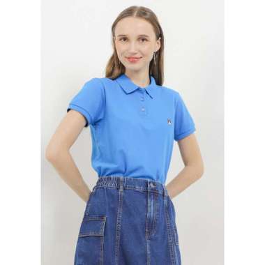 Hush Puppies Ardyne Polo Polo Shirt Wanita L Blue