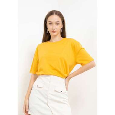 Hush Puppies Kaos Wanita Joaquin Mustard L Mustard
