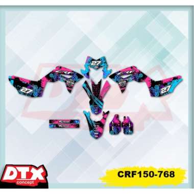 decal crf150 full body decal crf150 decal crf150 supermoto stiker motor crf150 stiker motor keren st