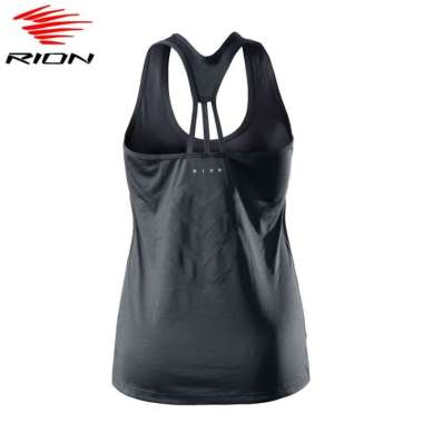RION WOMEN TANK TOP BAJU OLAHRAGA WANITA YOGA Fitness Lari Backless L