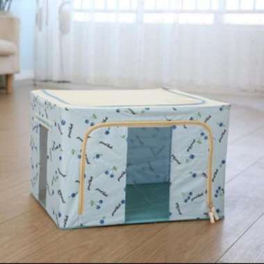 STORAGE BOX TAS BESAR TEMPAT PENYIMPANAN PAKAIAN MAINAN BEDCOVER TEBAL Red Sun Flower