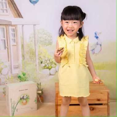 Bamboo And Bub - Ivy Top I Dress Anak Cewek I Dress Anak Perempuan 4Y Lilac