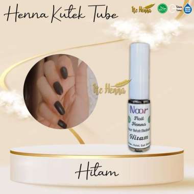 Noor Kutek Tube Henna Halal Ori Sah Sholat Cat Kuku Hitam