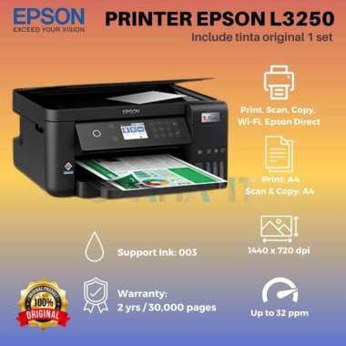 Printer Epson L3250 All in One Printer Wireless - Hitam