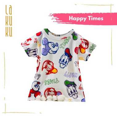 Lakuku - LK cozy is good Printed Tee Top Boy Atasan Baju Kaos Anak Laki 1-7 tahun cotton combed V.2 