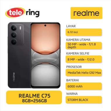 HP REALME C75 8/256GB black