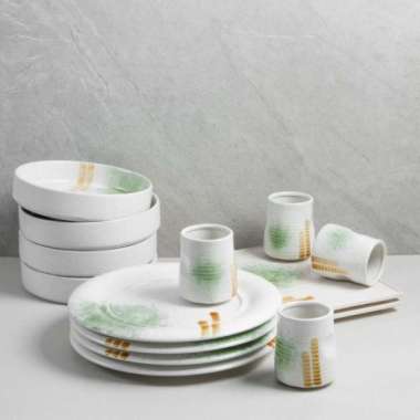 Brewsuniq - White Serene / Mangkok Keramik Resto Cafe Ocha Mug 200ml