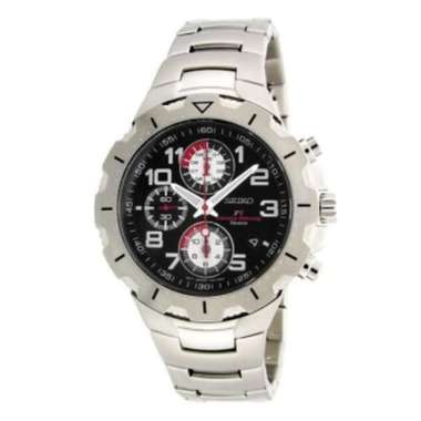 Seiko SND791P1 F1 Honda Racing Team Chronograph Black Dial Stainless Steel - Jam Tangan Seiko Origin