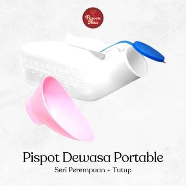 ONEMED Pispot Dewasa Portable | Alat Bantu Buang Air Kecil Toilet Dewasa Laki-laki & Perempuan Pispo