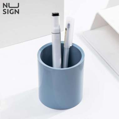 Deli Nusign Pen Holder / Tempat Pulpen Warna Pastel Bahan kuat NS023 Biru Muda