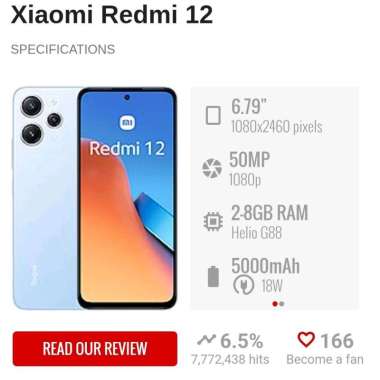xiomi redmi 12 4G