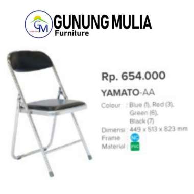 Kursi Lipat / Kursi Kuliah Merk Chitose Yamato yamato HNN