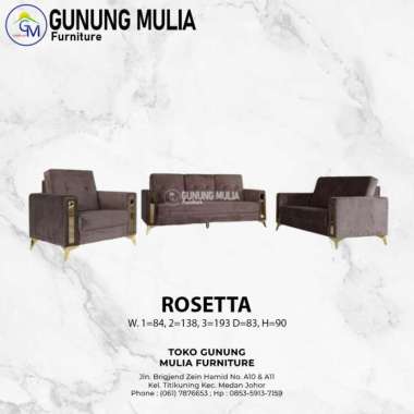 Sofa Tamu 321 Modis Type Rosetta full set