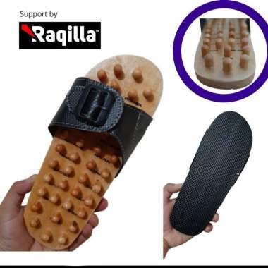 Sandal Kayu Rematik - Sandal Selop Refleksi - Sandal Kayu Refleksi 41