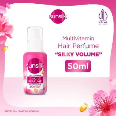 Sunsilk Multivitamin Hair Perfume Vitamin Rambut, Rambut Wangi & Bervolume [50 mL]