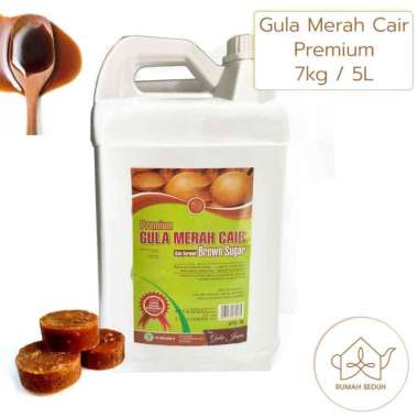 7kg Sirup Gula Merah Premium Jerigen 5 Liter - Brown Sugar Syrup Aren Palm Sugar