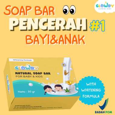 [BPOM Ready Bandung] Glowby Sabun Pemutih dan Pencerah Kulit Bayi Anak