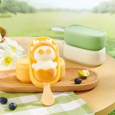 ECOCO lce Cream Mold Dragon White - Cetakan Ice Cream Cetakan Naga popsicle cetakan es batu buah kul