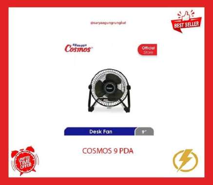 DESK FAN COSMOS 9 INCH 22 WATT - 9 PDA