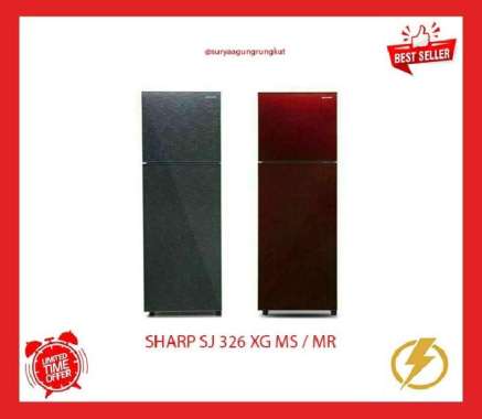 KULKAS SHARP 2 PINTU - SJ 326 XG MS / MR