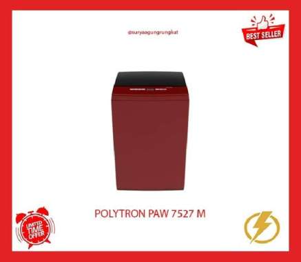 MESIN CUCI POLYTRON 1 TABUNG 7.5 KG 330 WATT - PAW 7527M
