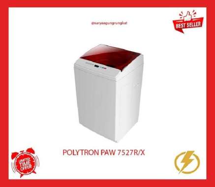 MESIN CUCI POLYTRON 1 TABUNG 7.5 KG 330 WATT - PAW 7527R/X