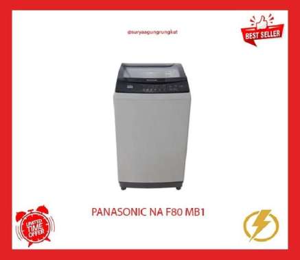 MESIN CUCI TOP LOADING PANASONIC 1 TABUNG 8 KG 480 WATT NA - F 80 MB1