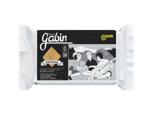 NISSIN Gabin Biscuit Original Pack 140 Gram
