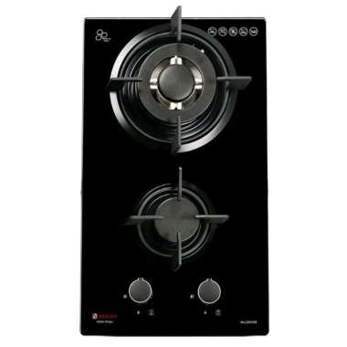 Azalea ANL32GV2B Kompor Tanam 2 Tungku LPG Kaca Tempered dengan Fitur Keamanan Flame Failure Device