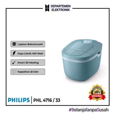 Philips Rice Cooker Digital 1.8L HD 4716/33 Series 3000