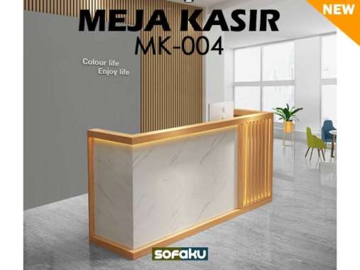 Meja Kasir MK-004 / Meja Konter Custom - Counter Table / Meja Toko Meja Kasir MK-004 / Meja Konter C