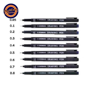 Snowman Drawing Pen 0.5