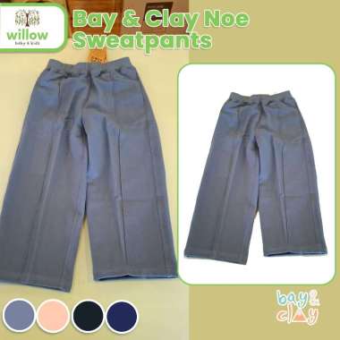 Celana Anak - Bay & Clay Noe Sweatpants 120 Beige
