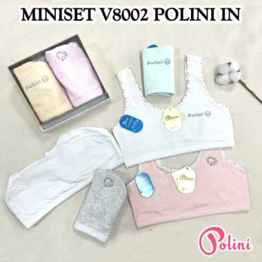 POLINI MINISET BAHAN KAOS ANAK PEREMPUAN BH ABG BRA REMAJA V8001