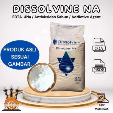 [1 sak] Edta4-Na Dissolvine NA / Edta 4-Na Powder Dissolvine NA Antioksidan Sabun / Addictive Agent 