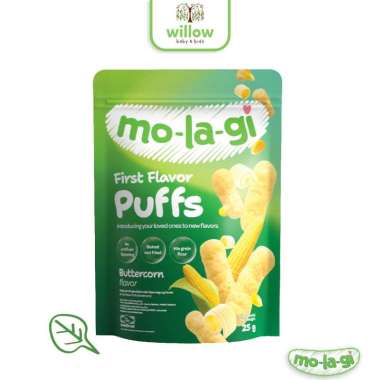 Camilan Bayi - Molagi First Flavour Puffs 25Gr Buttercorn