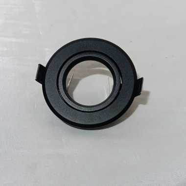Kap Lampu Downlight Alumunium MR16/Housing MR16/Fitting MR16 HITAM
