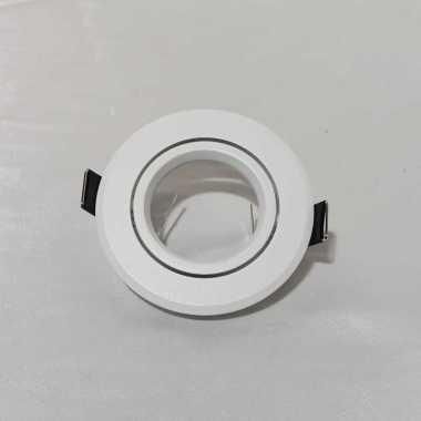 Kap Lampu Downlight Alumunium MR16/Housing MR16/Fitting MR16 PUTIH
