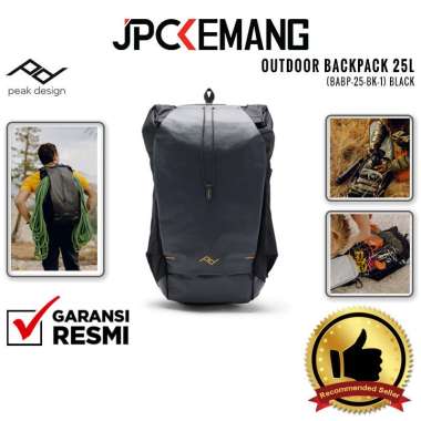 JPC KEMANG Peak Design Outdoor Backpack 25L Camera Bag Peak Design 25 L Tas Kamera Ransel GARANSI RE