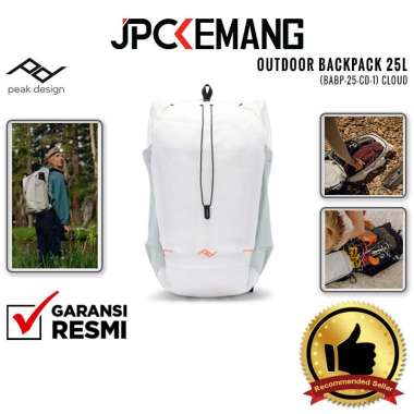 JPC KEMANG Peak Design Outdoor Backpack 25L Camera Bag Peak Design 25 L Tas Kamera Ransel GARANSI RE