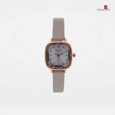 Jam Tangan Wanita - Elizabeth | Leather Strap 2200-0874 Apricot