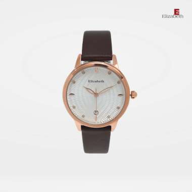 Jam Tangan Wanita - Elizabeth | Leather Strap 2200-0884 Brown