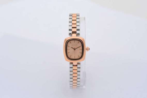 Jam Tangan Wanita - Elizabeth | Chain Strap 2201-0864 Rose-Silver
