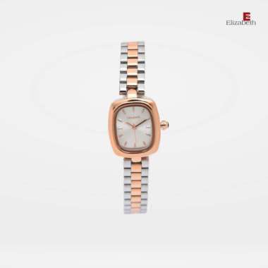 Jam Tangan Wanita - Elizabeth | Chain Strap 2201-0864 Silver-Rose