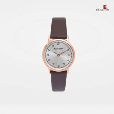 Jam Tangan Wanita - Elizabeth | Leather Strap 2200-0877 Brown